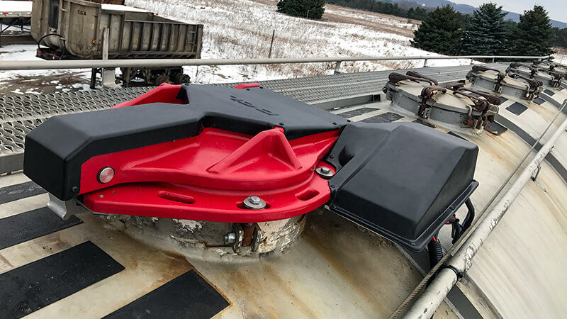 Autohatch™ mounted to a tanker truck